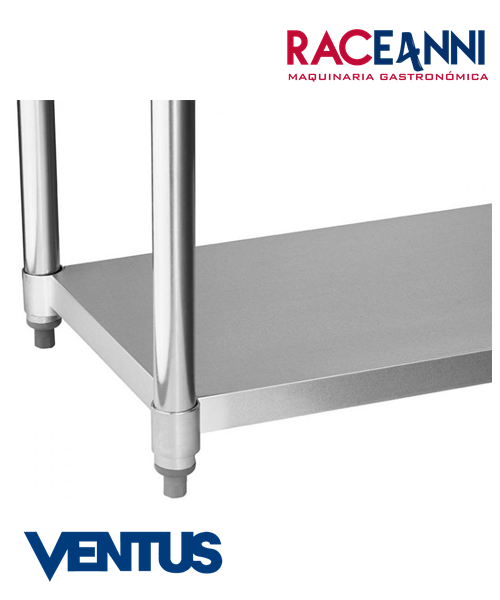 Mesón Mural Acero Inoxidable 180 cm Ventus - Imagen 5
